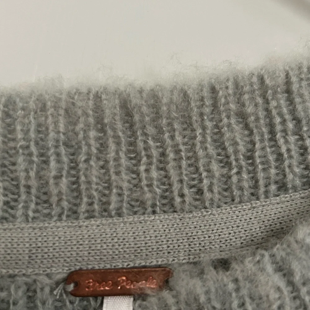 Free People Autumn Sky Pullover Wool Blend Sweater  size XS